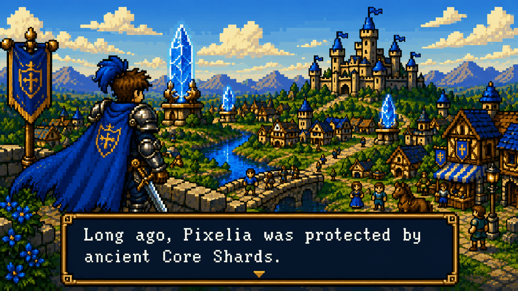Intro cutscene panel