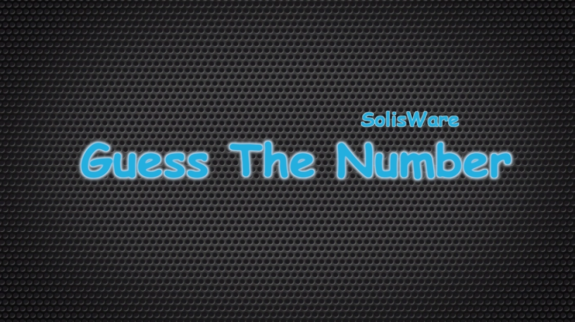 SolisWare Guess The Number