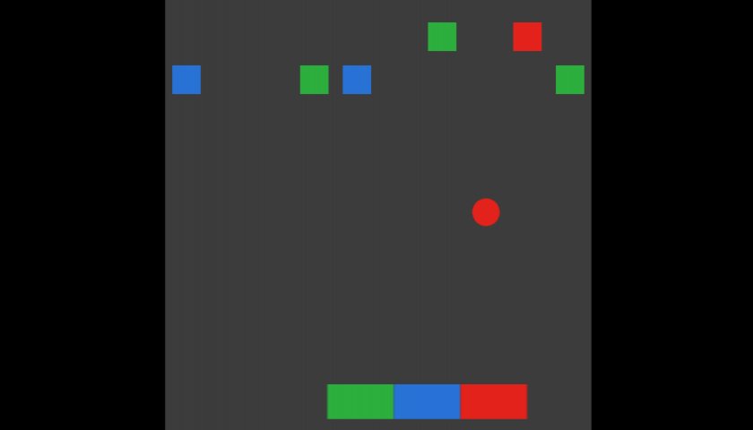 3 Color Brick Breaker