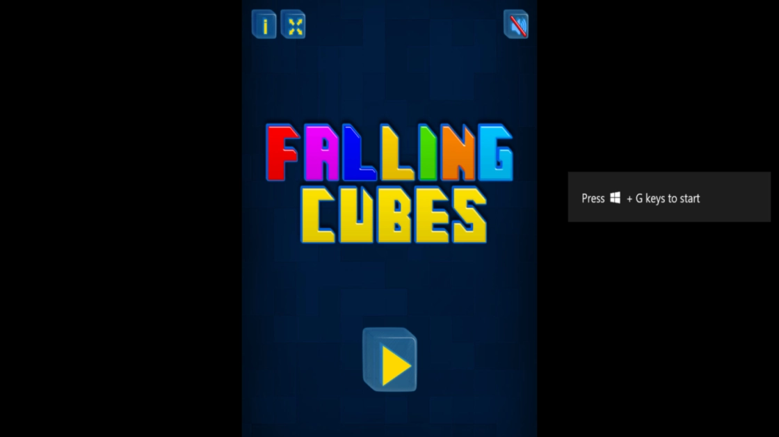 Falling Cubes