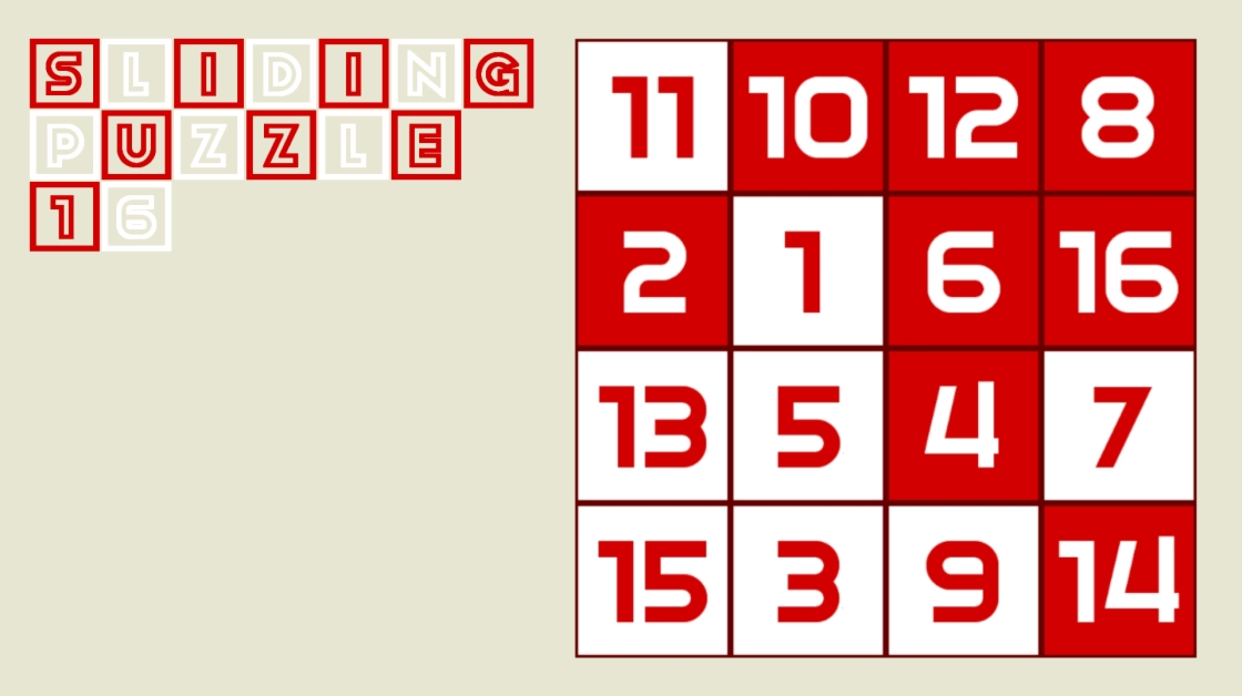Sliding Puzzle 16