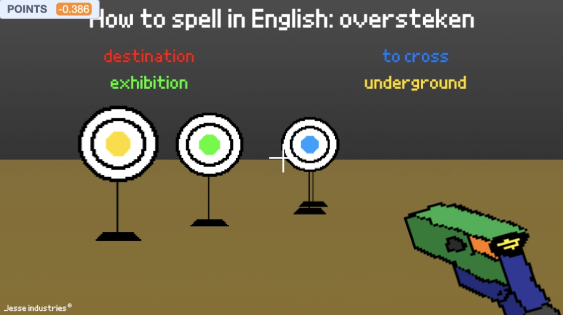 English - Dutch teaching game