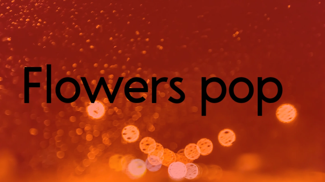 Flowers pop