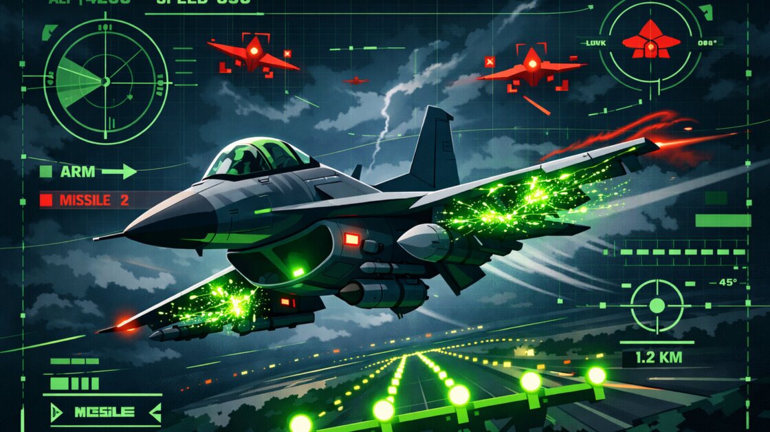 Plane Strike Landing