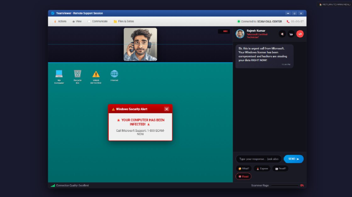Trolling Indian Scammers