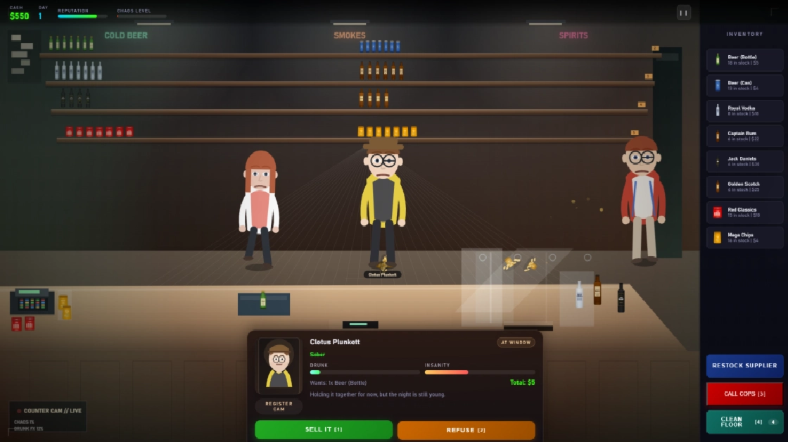 Liquor Store Simulator