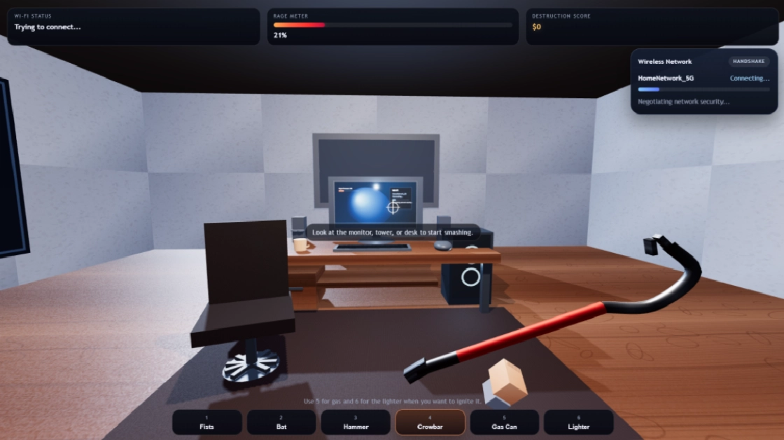 Angry Internet Connection Simulator