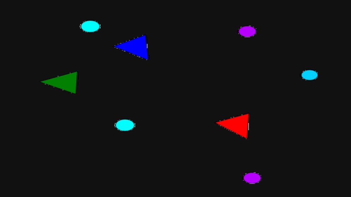 balls and triangles