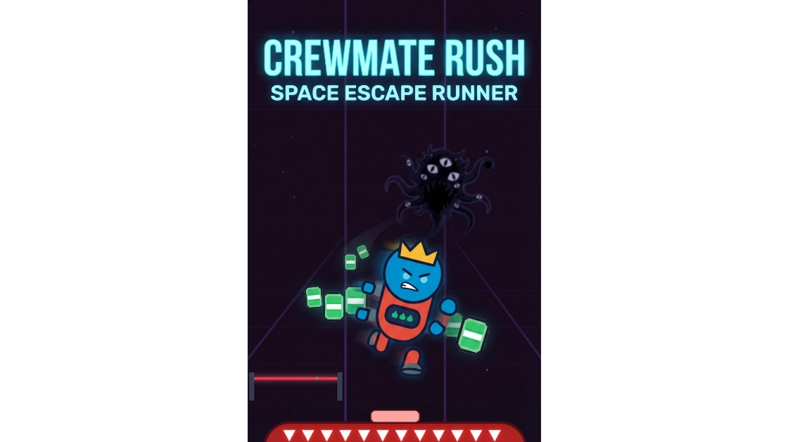Crewmate Rush Space Escape Runner