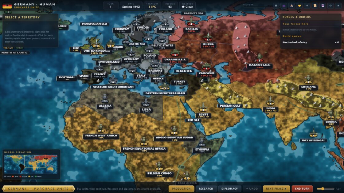 Global War Command 1940