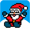 Pixel Santa