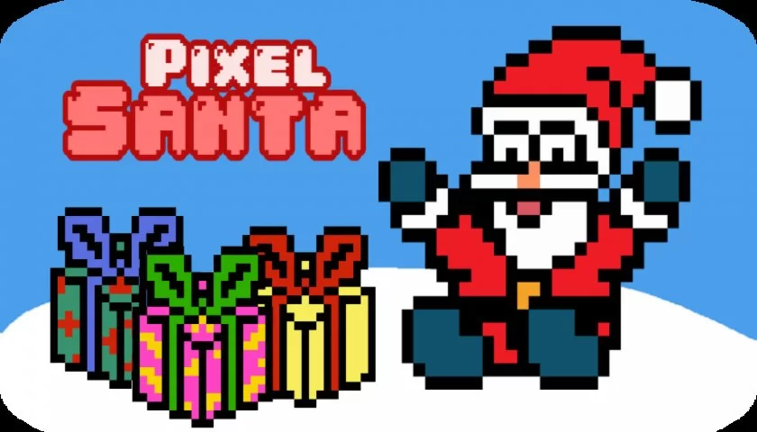 Pixel Santa