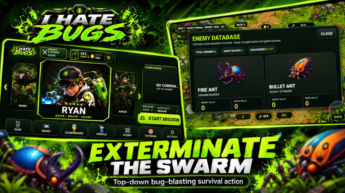 I HATE BUGS — The Exterminator
