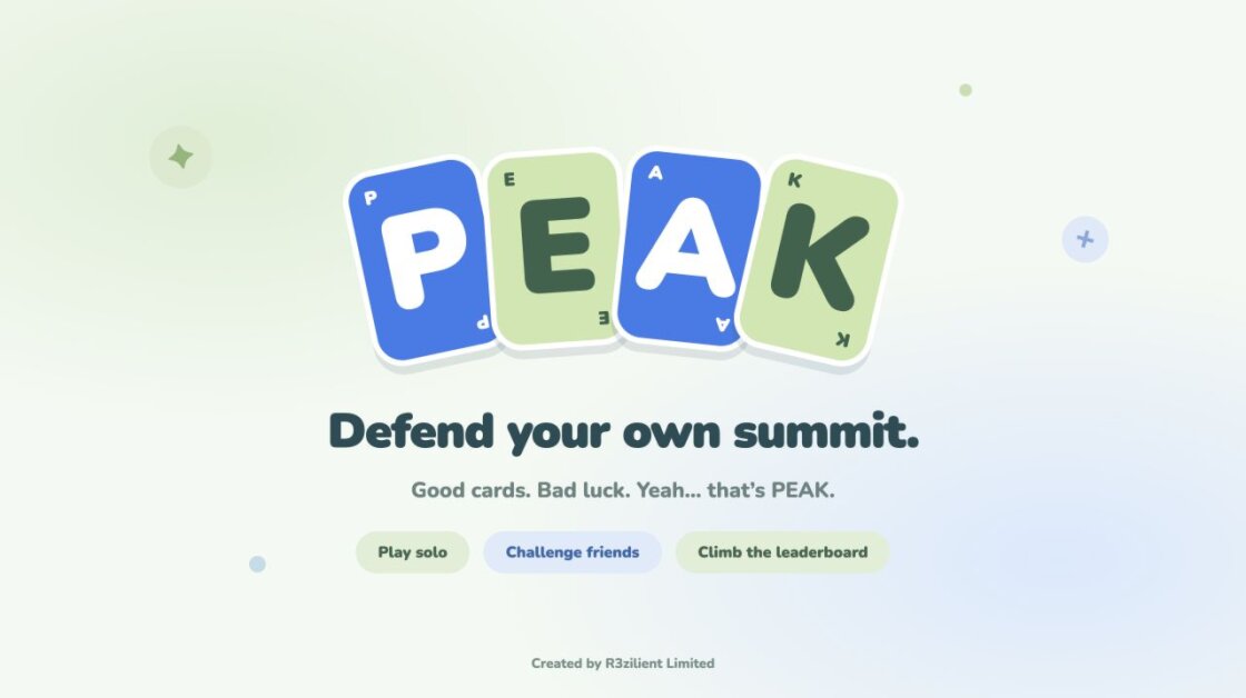 PEAK — Defend Your Own Summit