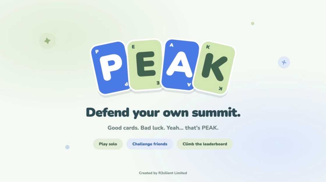 PEAK — Defend Your Own Summit