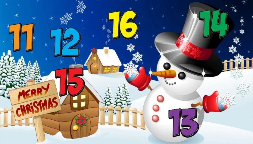 Santa Numbers 11 to 20