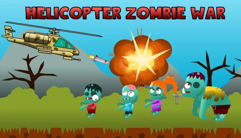 Helicopter vs Zombies