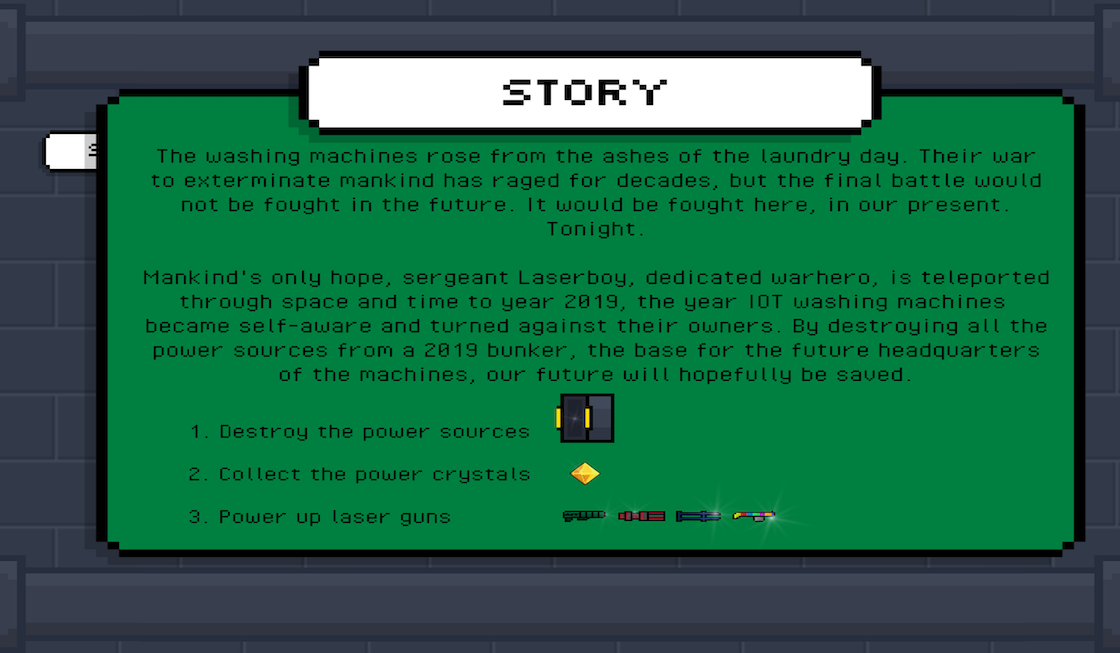 Laserboy background story